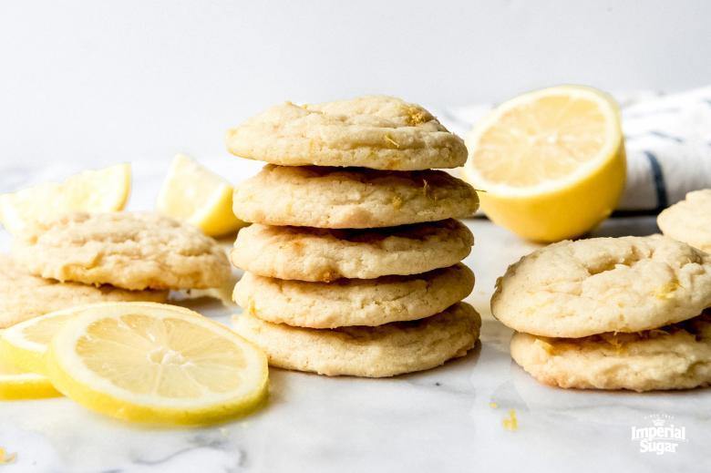 White Chocolate and Lemon Olive Oil Cookies - Little IA