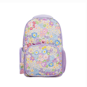 Floral Backpack with Matching Pencil Case