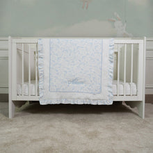 Load image into Gallery viewer, Birdsong Ruffle Baby Blanket
