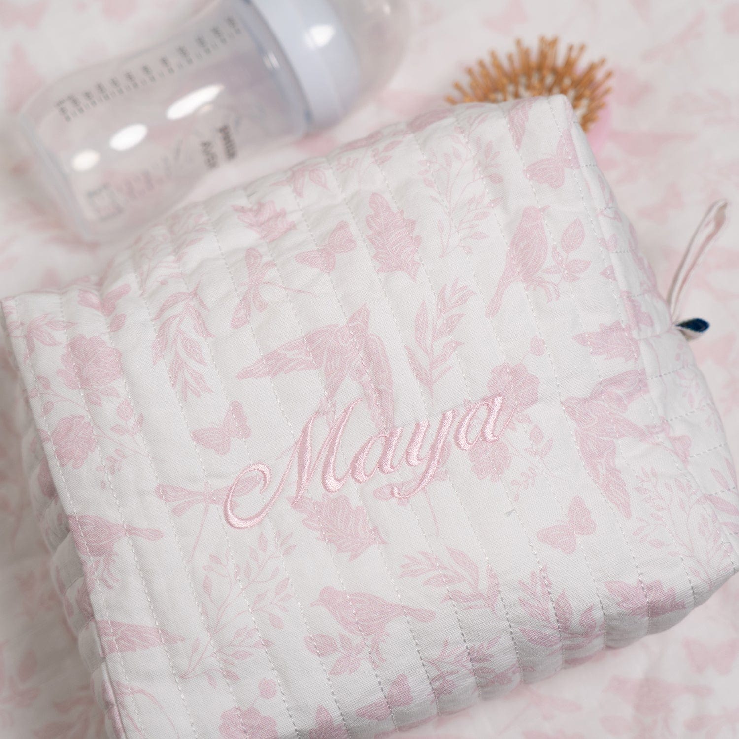 Birdsong Quilted Pouch