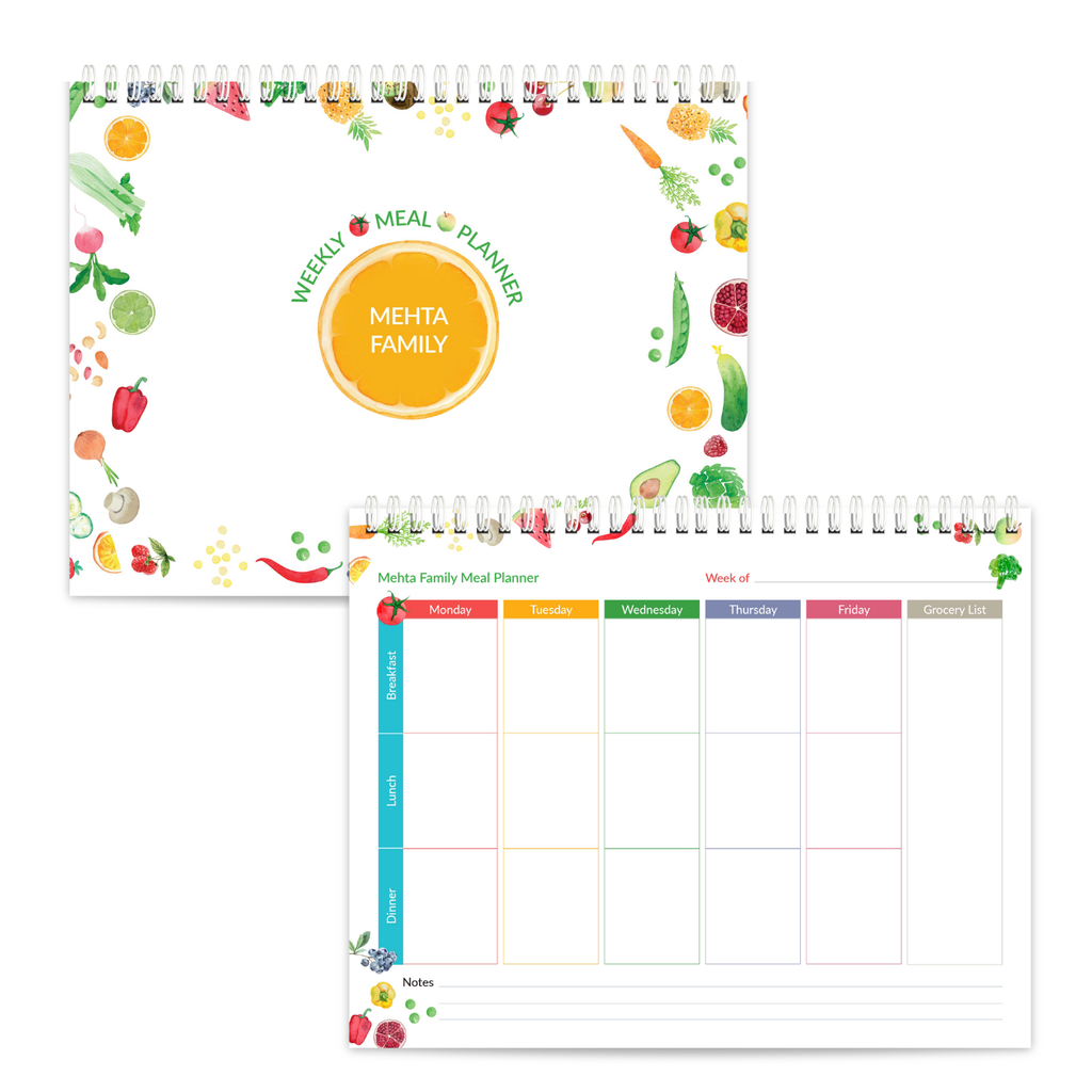 Weekly Meal Planner - Fruit Theme