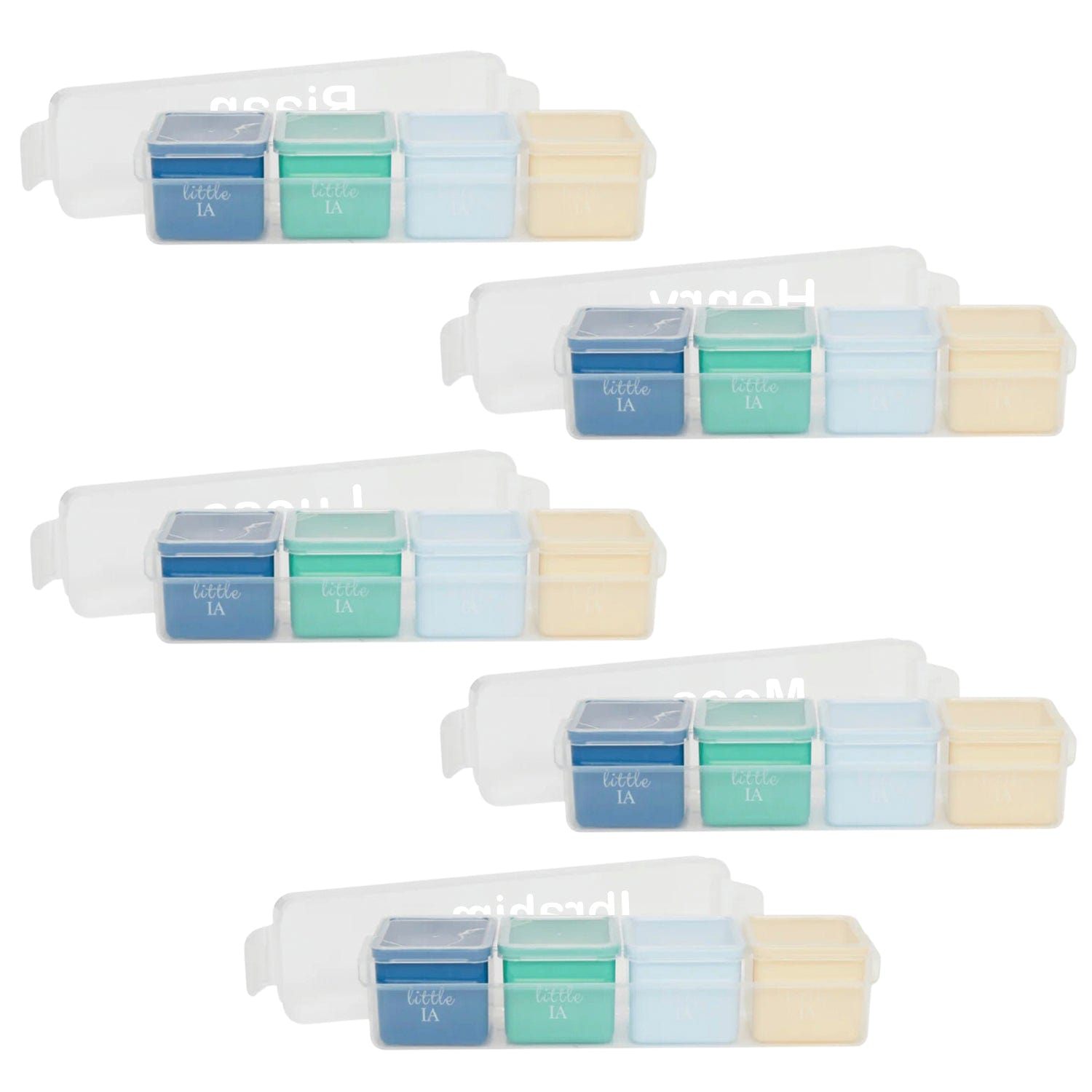 Party Favour: 4-in-1 Multicolour Mini Snack Box