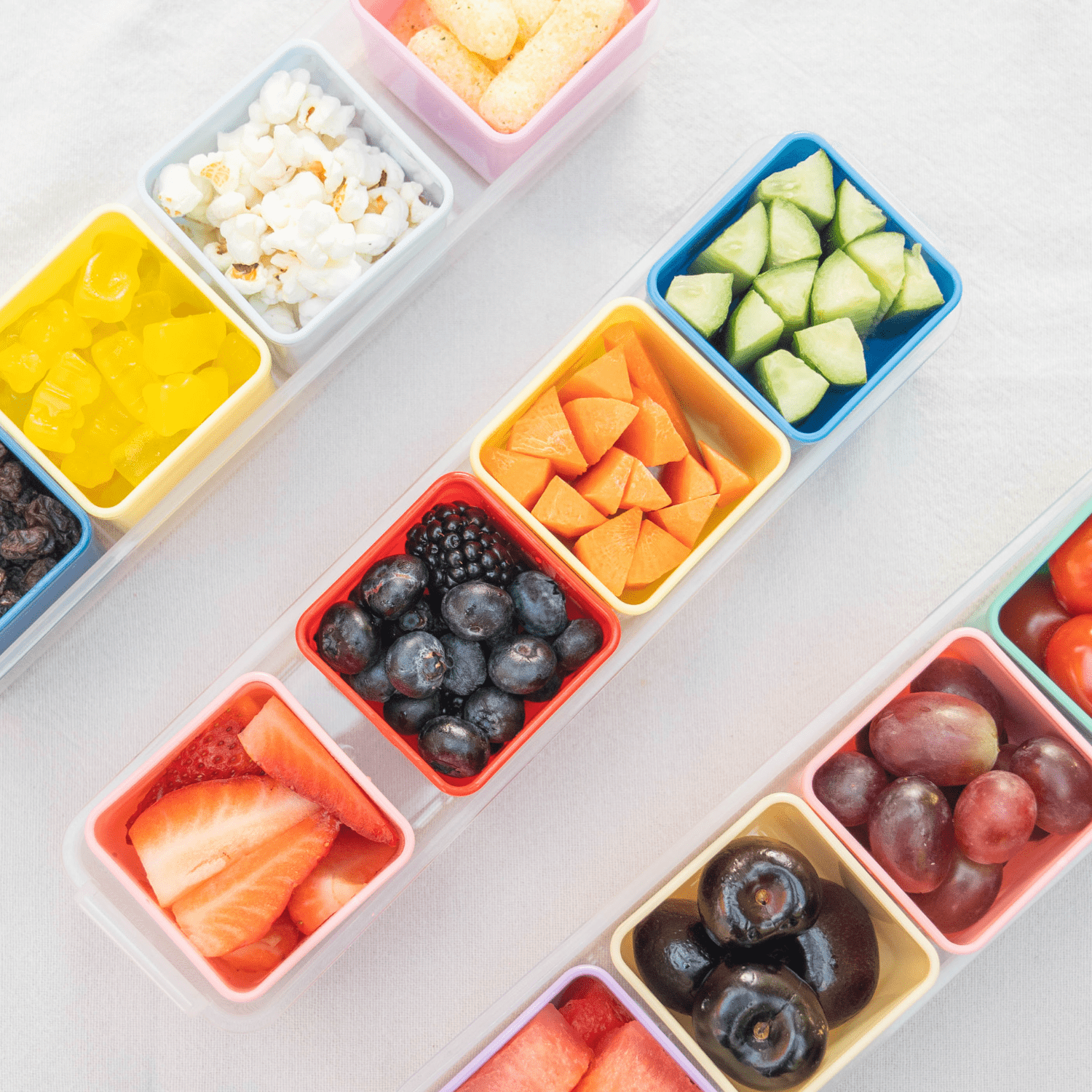 4-in-1 Multicolour Mini Snack Box