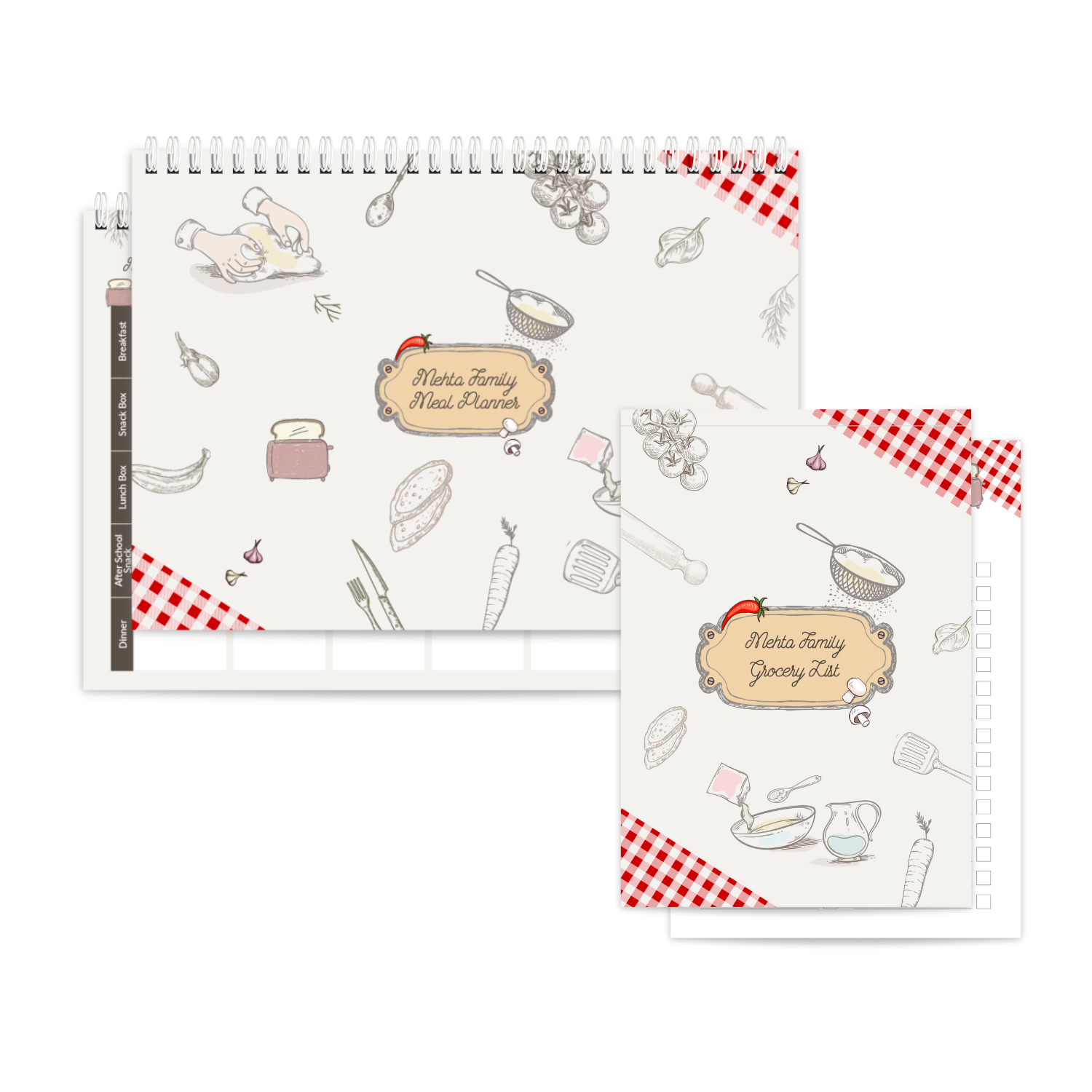 The Family Weekly Meal Planner Set