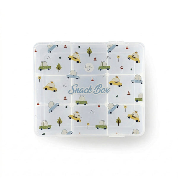 9-Compartment Snack Box - Cars