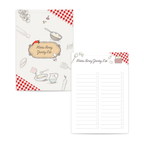A5 Grocery Notepad - Kitchen Theme