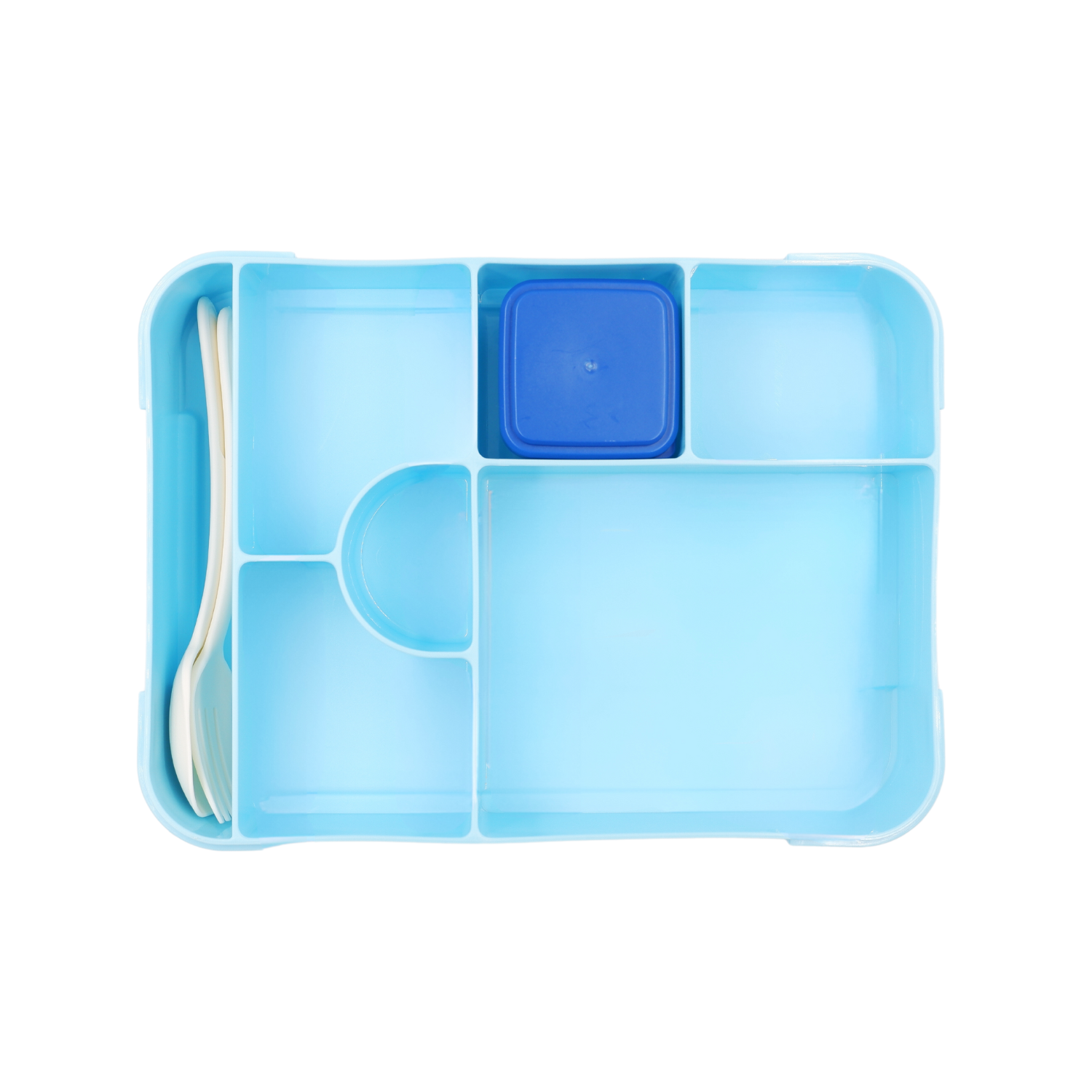 7-Compartment Lunchbox with Cutlery