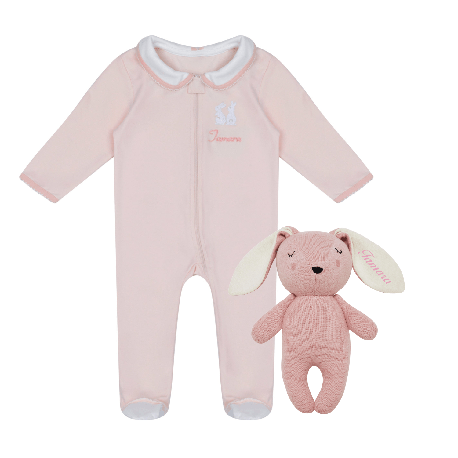 My First Bundle – Organic Sleepsuit & Bunny Toy