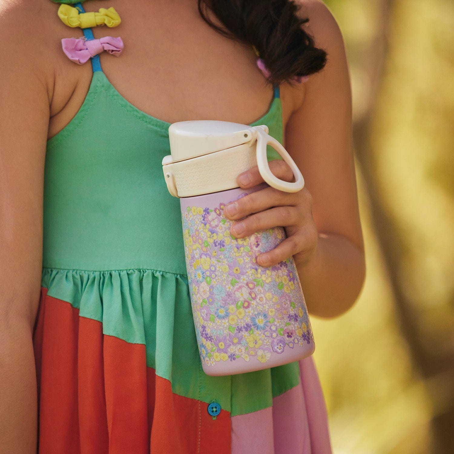 Floral Stainless Steel Water Bottle