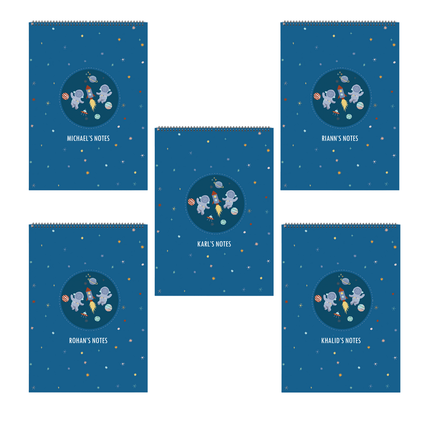 Party Favour: A4 Cosmic Notepad
