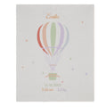 Hot Air Balloon Keepsake Knit Blanket