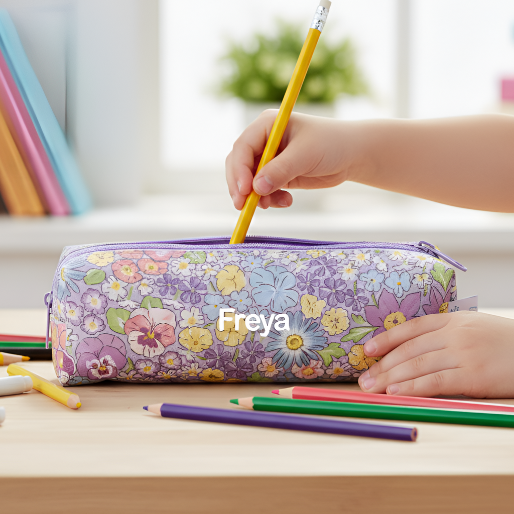 Floral Pencil Case