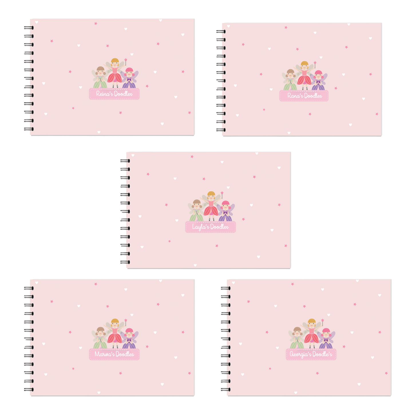Party Favour: A5 Fairy Doodle Book