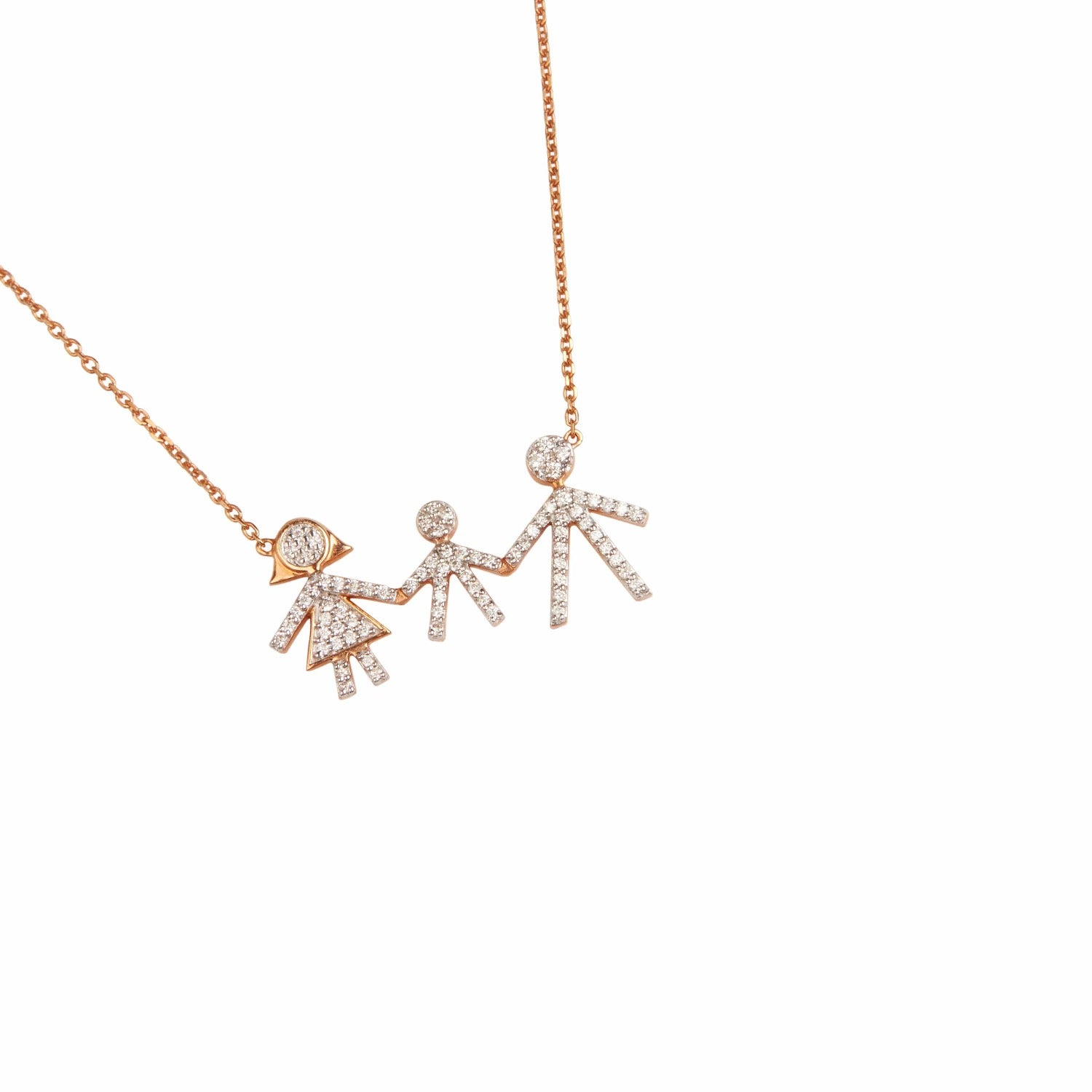 Family of Three Necklace