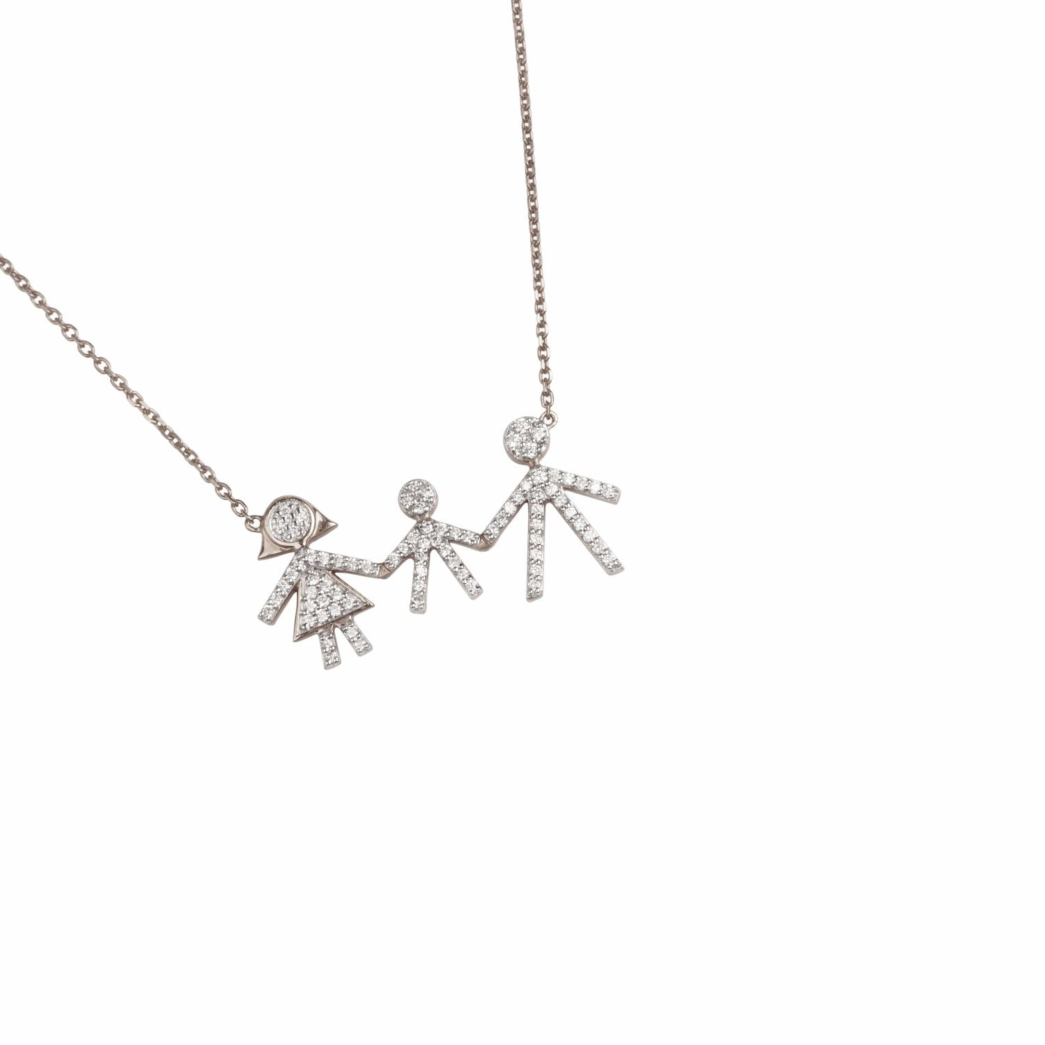 Family of Three Necklace
