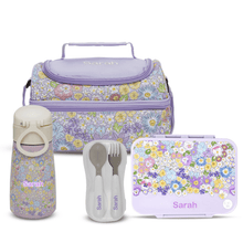 Load image into Gallery viewer, Enchanted Floral Lunchtime Essentials 4-Pc Set

