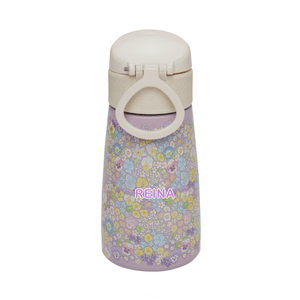 Floral Stainless Steel Water Bottle, 350 ML