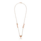Two Names, One Heart Gold Necklace