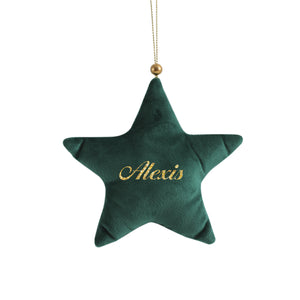 Personalised Velvet Ornament