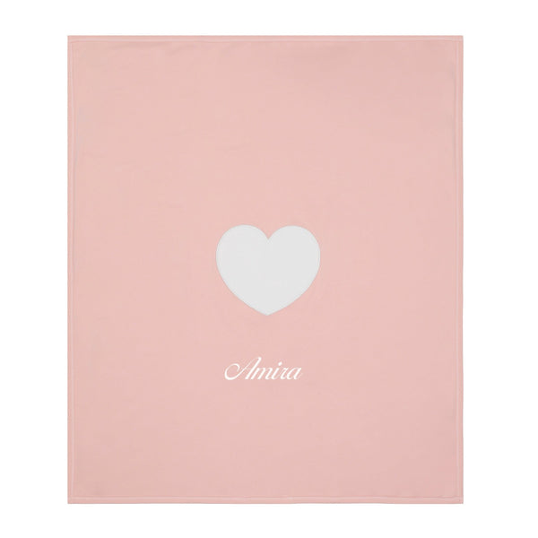 Organic Cotton Heart Blanket