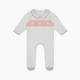 Embroidered Heart Sleepsuit