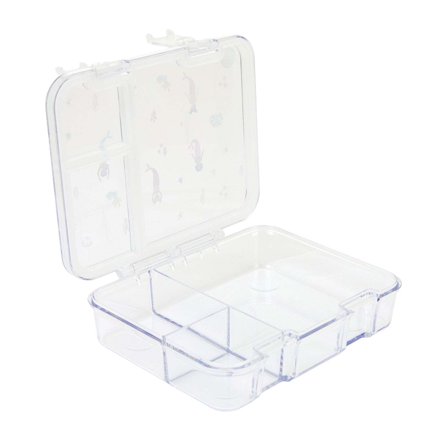 Mermaid Tritan Snack Box - 3 Compartments