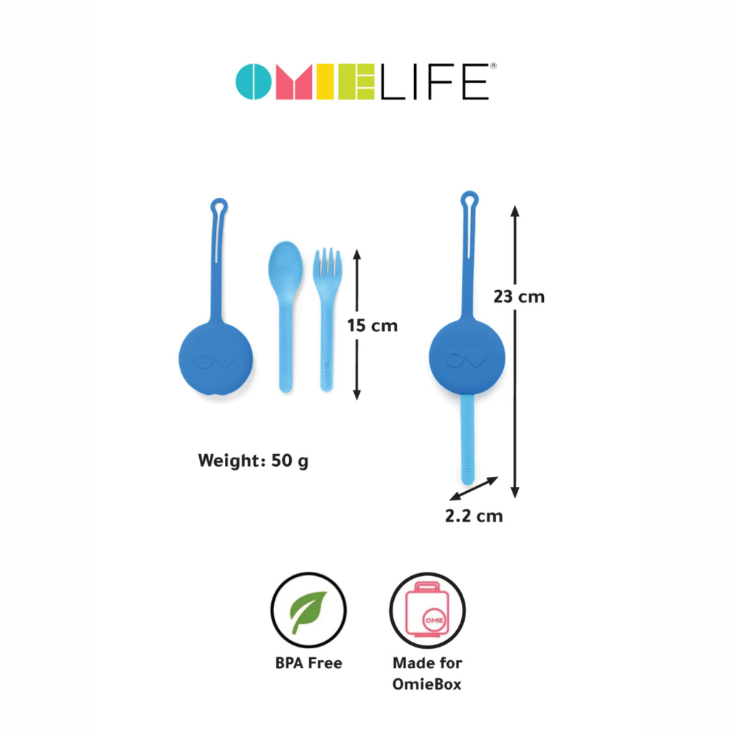 OmiePod Kids Utensil Set and Case