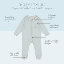 Load image into Gallery viewer, 3-Pc Teddy Smart-Zip Set
