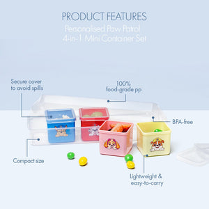 Paw Patrol 4-in-1 Mini Container Set