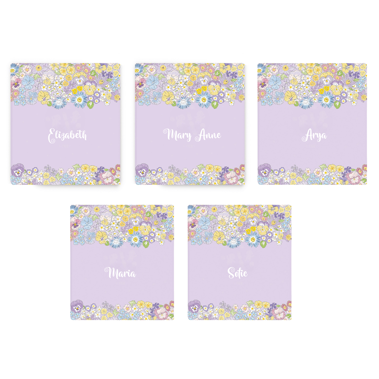 Floral Ring Binder - Party Favour