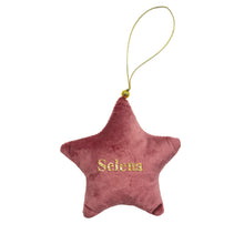 Load image into Gallery viewer, Personalised Velvet Ornament
