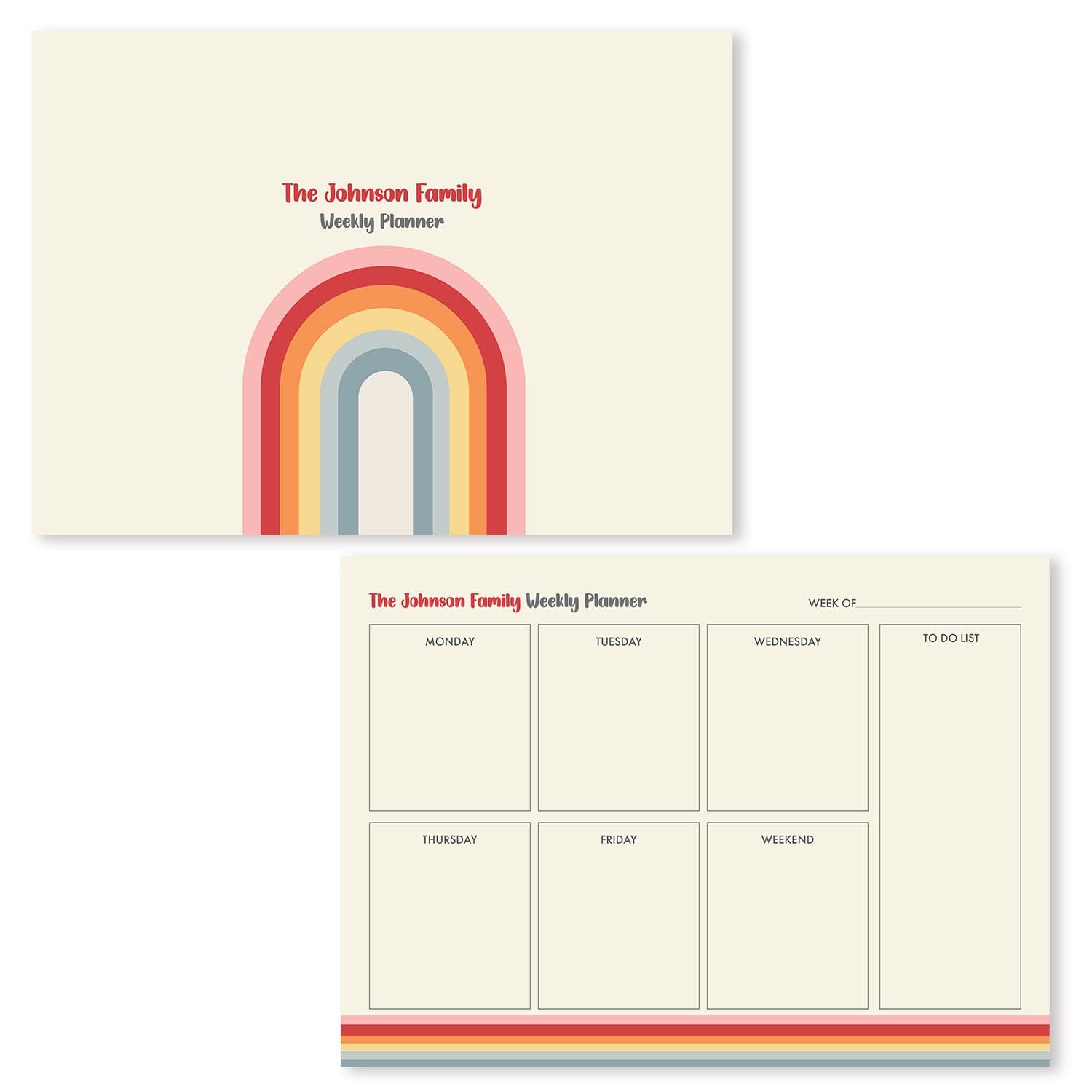 Family Weekly Planner