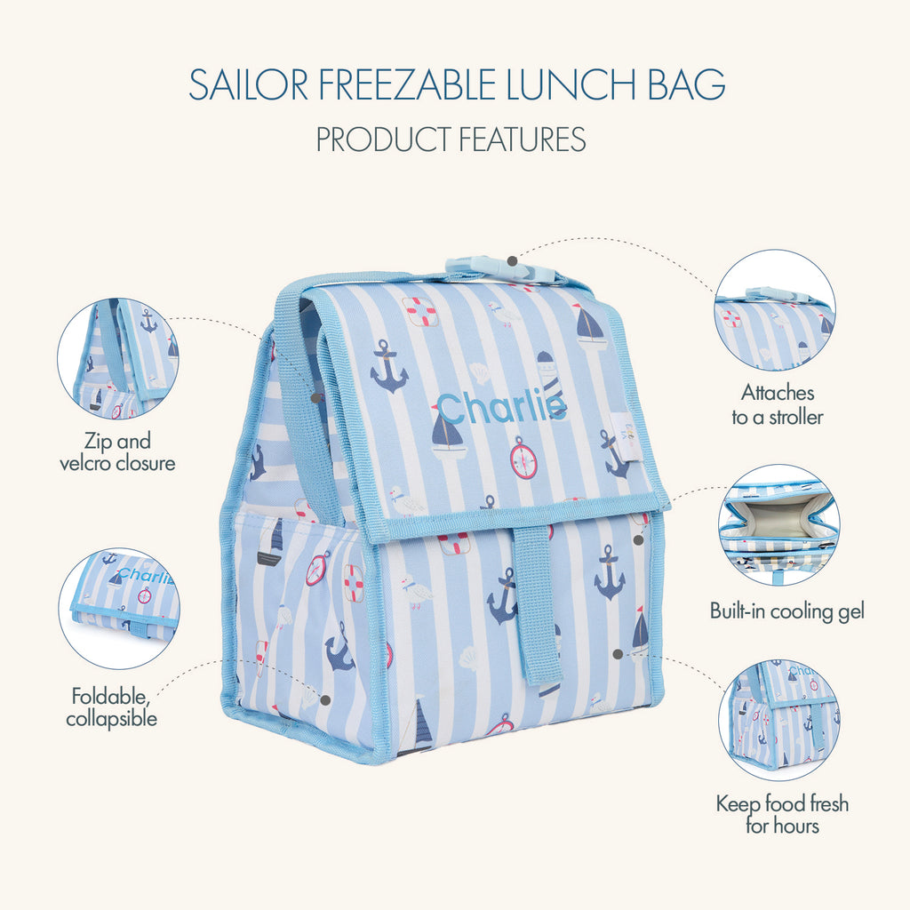 Sailor Freezable Lunch Bag