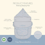 Birdsong Quilted Sleeping Nest