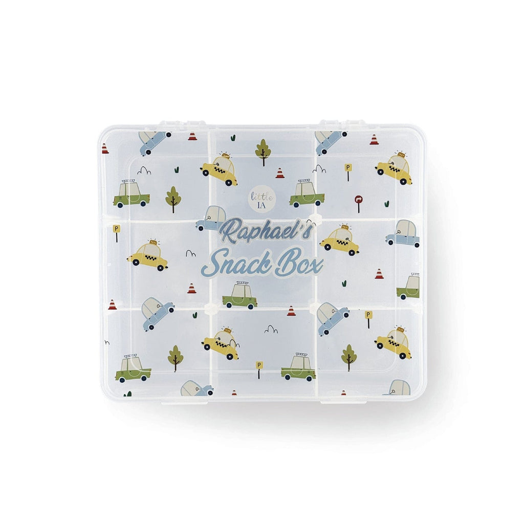 9-Compartment Snack Box - Cars
