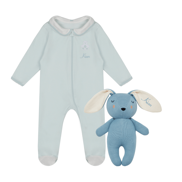 My First Bundle – Organic Sleepsuit & Bunny Toy