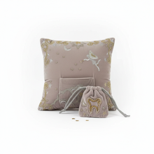Load image into Gallery viewer, Embellished Tooth Fairy Pillow &amp; Pouch Set

