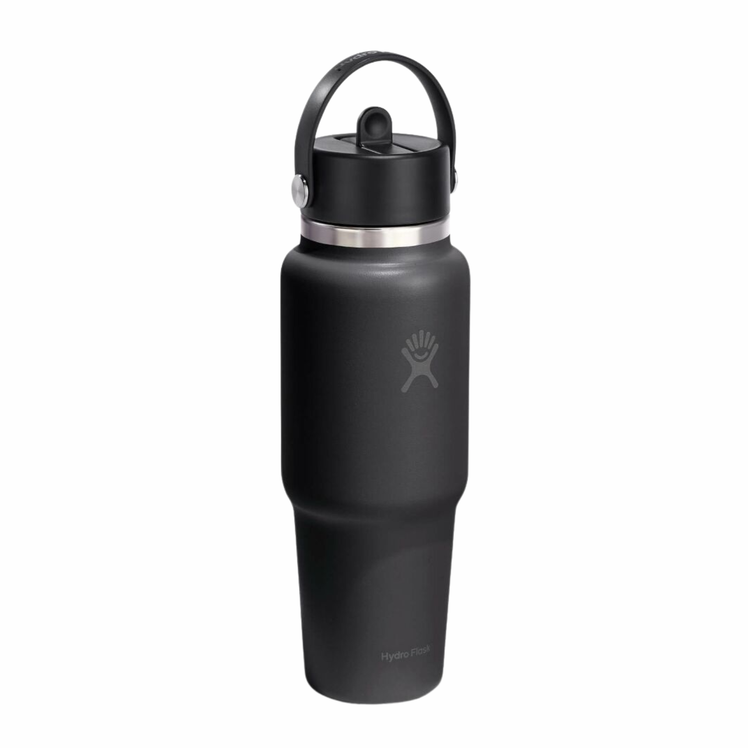 Wide Mouth Travel Bottle with Flex Straw Cap