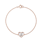 Diamond Initial Keepsake Bracelet