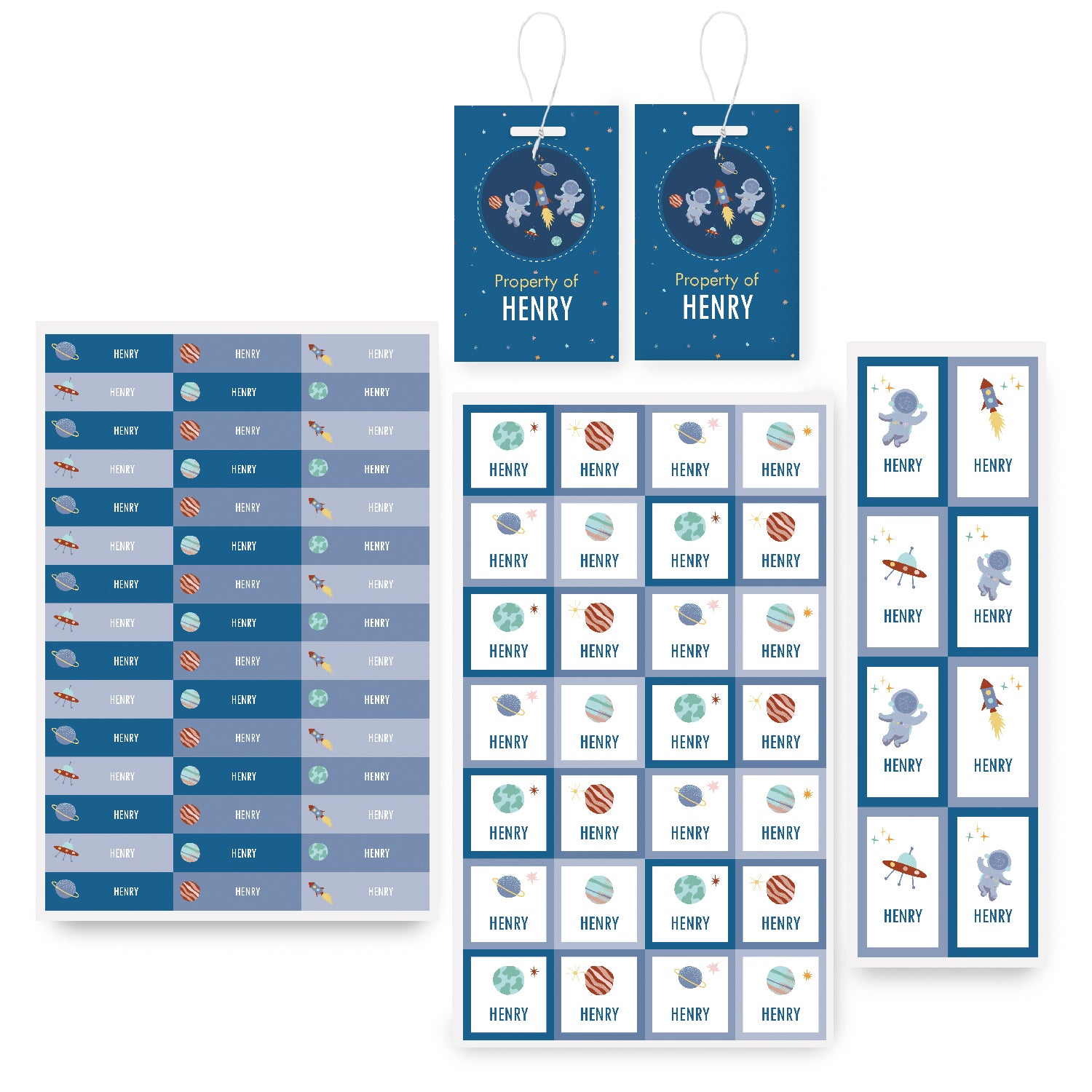 Name Labels & School Tag Set