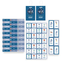Load image into Gallery viewer, Personalised School Tag &amp; Sticker Pack
