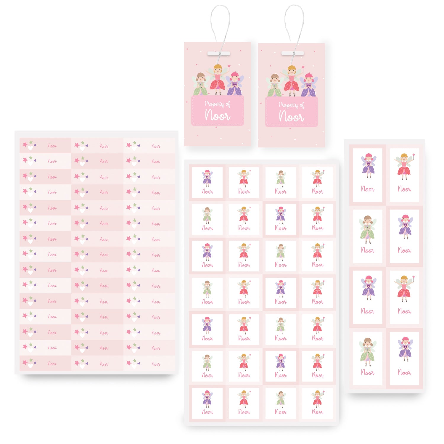 Name Labels & School Tag Set