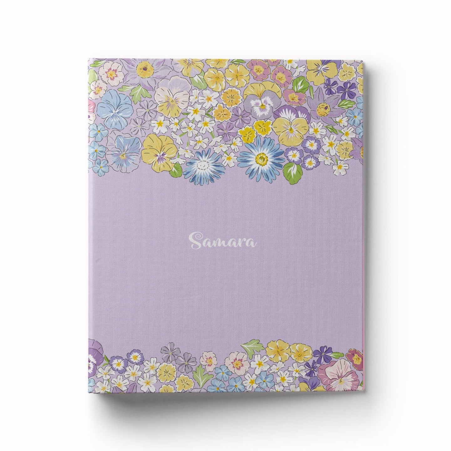 Floral Ring Binder