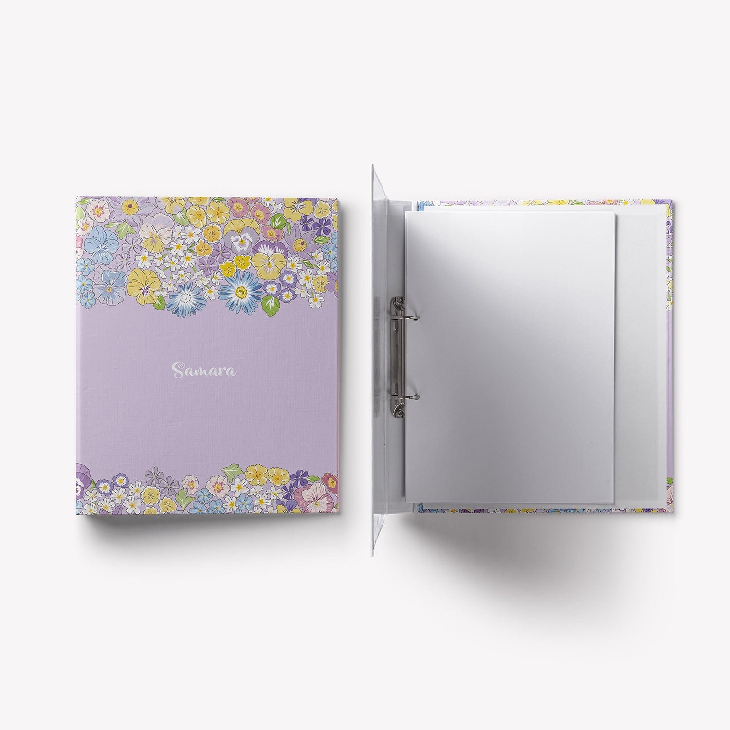 Floral Ring Binder - Party Favour