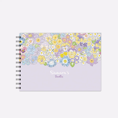 Party Favour: A5 Floral Doodle Book