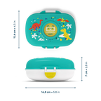 MB Gram Kids Snack Box - Blue Dino
