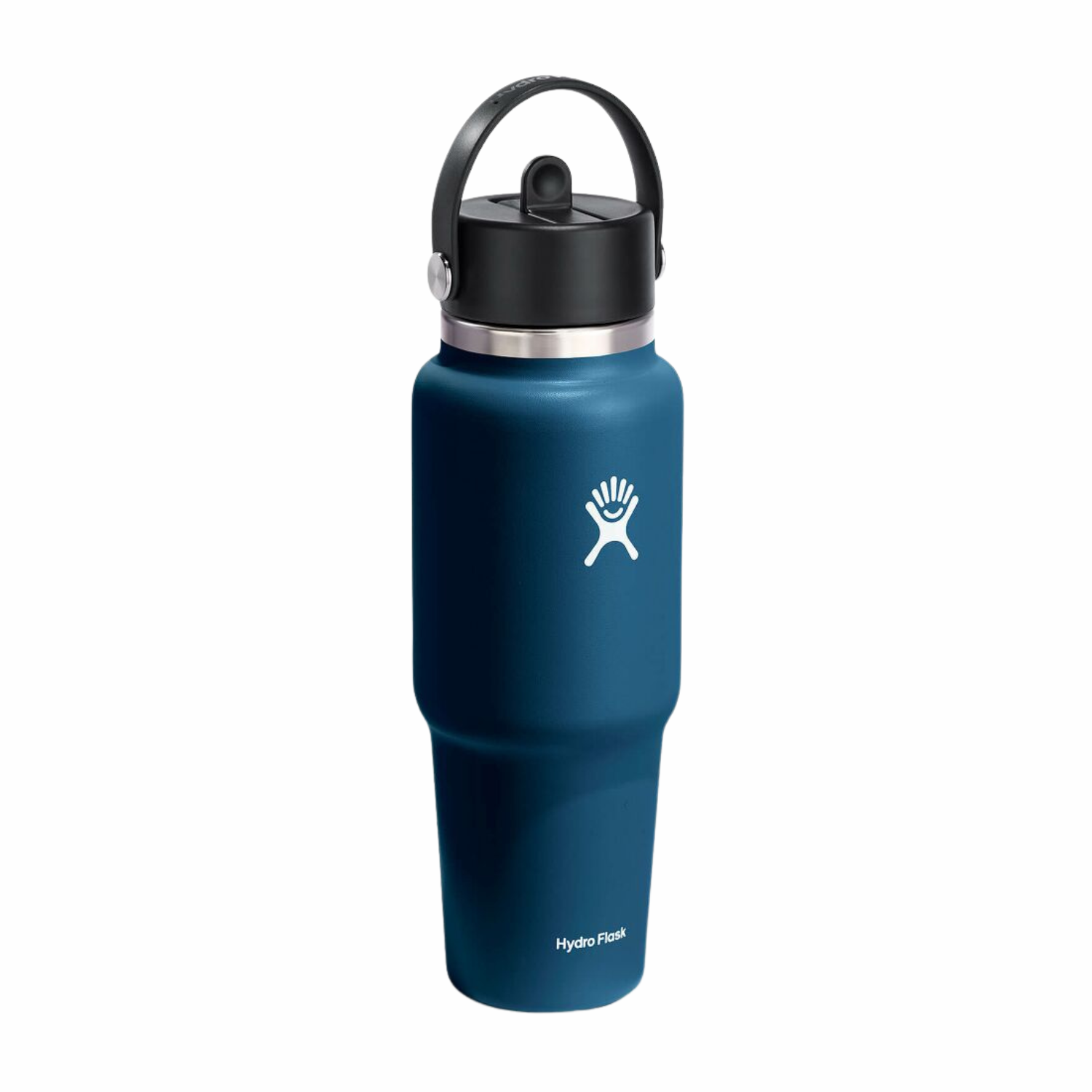 Wide Mouth Travel Bottle with Flex Straw Cap