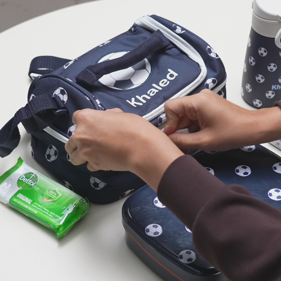 Football Double-Decker Lunch Bag