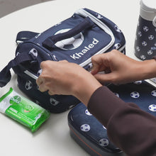 Load and play video in Gallery viewer, Football Double-Decker Lunch Bag
