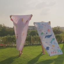Load and play video in Gallery viewer, Party Favour: Mermaid Towel
